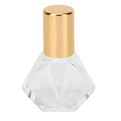 Professionelle Parfümrollerflasche aus Glas, Leere Rollflaschen für ätherische Öle mit Kompaktem und Tragbarem Design für Weibliche Gestaltung und Bessere Anziehungskraft, 8 Ml (Goldabdeckung + von FILFEEL