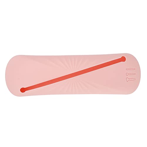 Reise-Make-up-Pinselhalter, Silikon-Make-up-Pinseltasche, Tragbar, Große Kapazität, Kosmetik-Gesichtsbürstenhalter, Organizer, Pink, 21 X 6,05 cm von FILFEEL