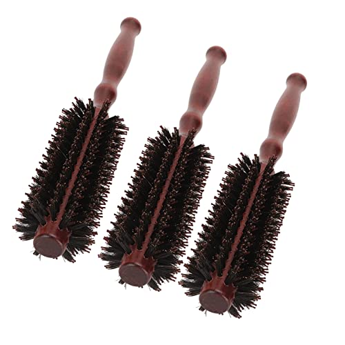 Roll-Styling-Haarbürste – 3-teilige Runde, Hochtemperaturbeständige, Statikfreie Vertikale Borsten-Haarbürste mit Strapazierfähigem Material für das Tägliche Haarstyling von Frauen von FILFEEL