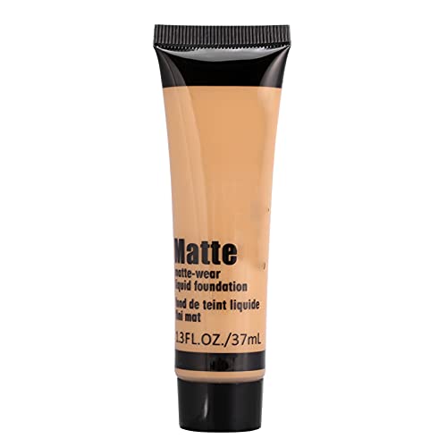 Smooth Makeup Base Face Liquid Foundation Matte Wear Concealer Sun Block Cream, Reichhaltige Formel Minimiert Akne, Feine Linien Falten für Glattere, Strahlendere Haut (BEIGE 5) von FILFEEL