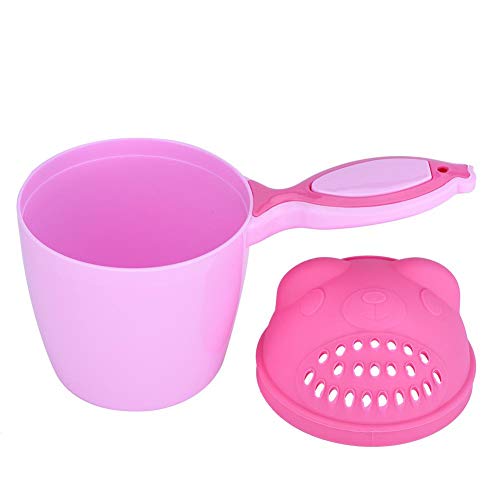 𝐖𝐞𝐢𝐡𝐧𝐚𝐜𝐡𝐭𝐬𝐠𝐞𝐬𝐜𝐡𝐞𝐧𝐤 Badspüler, Baby Shampoo Cup Niedliche Kinderwäsche Haar Baden Flusher Schutz Auge(Rosa) von FILFEEL