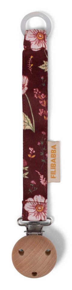 FILIBABBA Schnullerbefestigung Filibabba - Schnullerkette - Fall Flowers von FILIBABBA