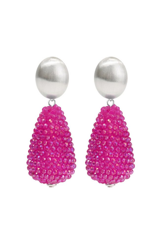 FILIPPA FIRENZE Paar Ohrclips Fioruccio, mit funkelnden Kristallen von FILIPPA FIRENZE