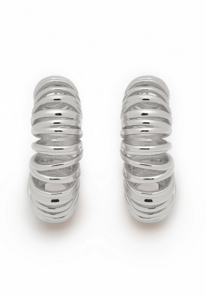 FILIPPA FIRENZE Paar Creolen Allora, mit Versilberung von FILIPPA FIRENZE