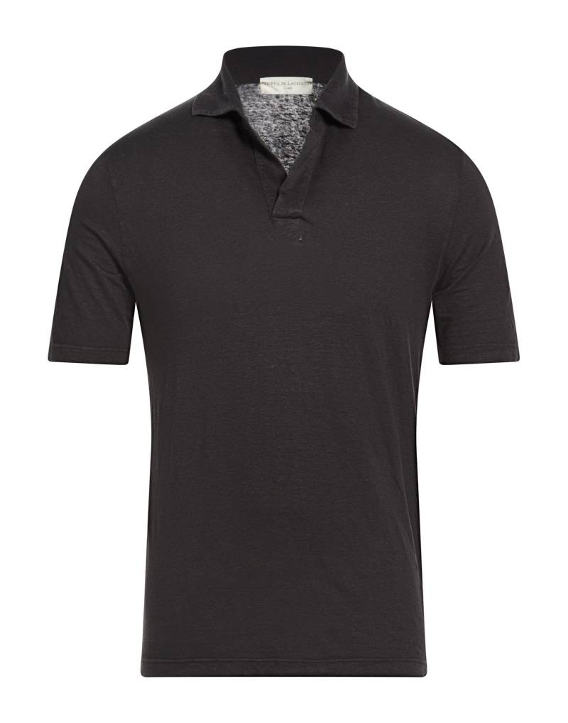 FILIPPO DE LAURENTIIS Poloshirt Herren Braungrau von FILIPPO DE LAURENTIIS