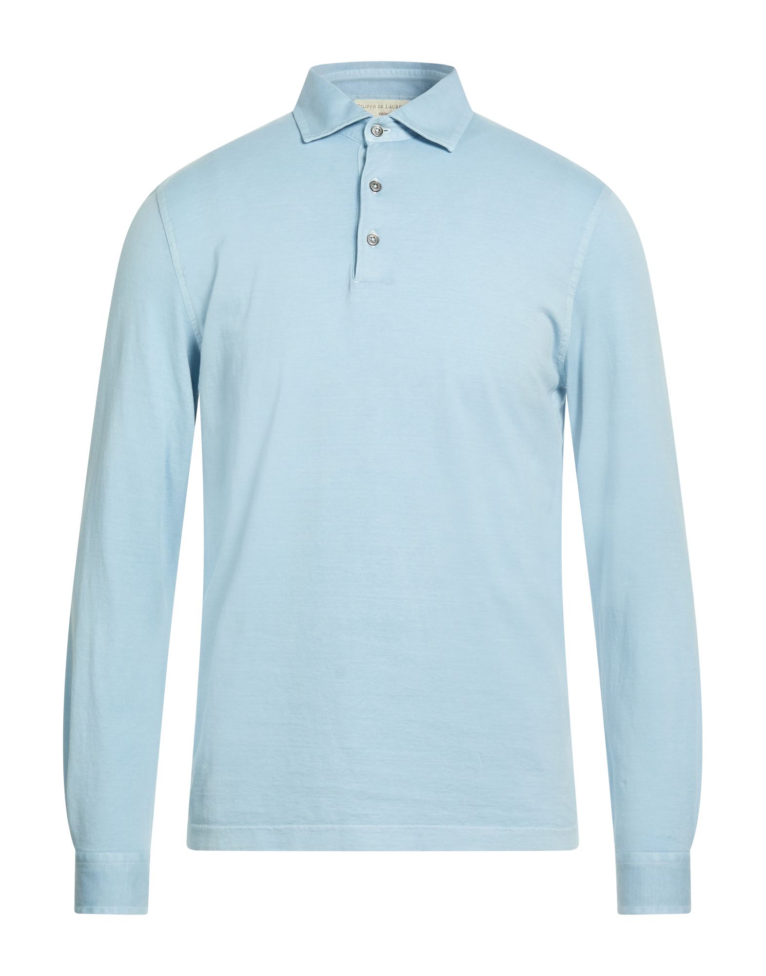 FILIPPO DE LAURENTIIS Poloshirt Herren Himmelblau von FILIPPO DE LAURENTIIS
