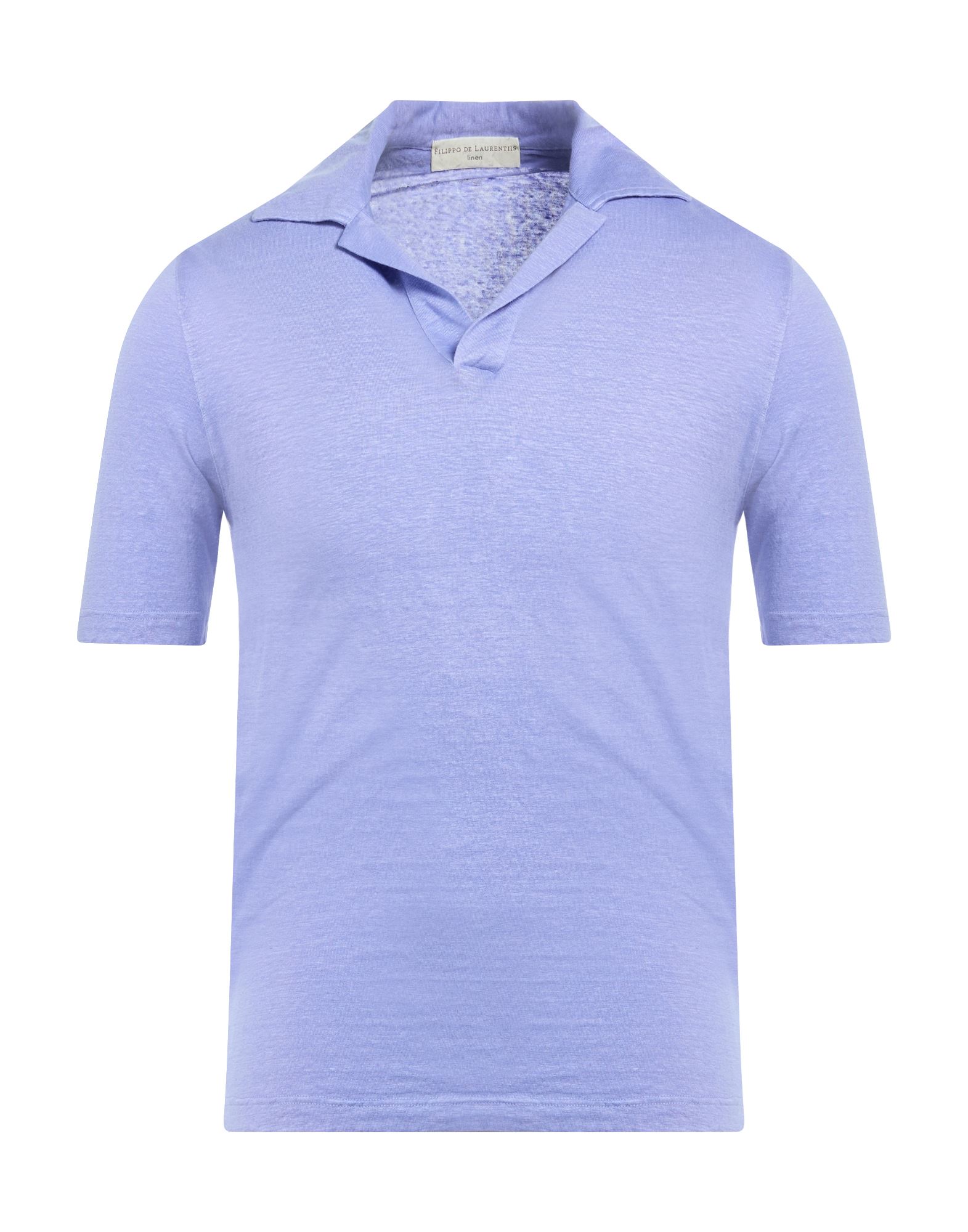 FILIPPO DE LAURENTIIS Poloshirt Herren Lila von FILIPPO DE LAURENTIIS
