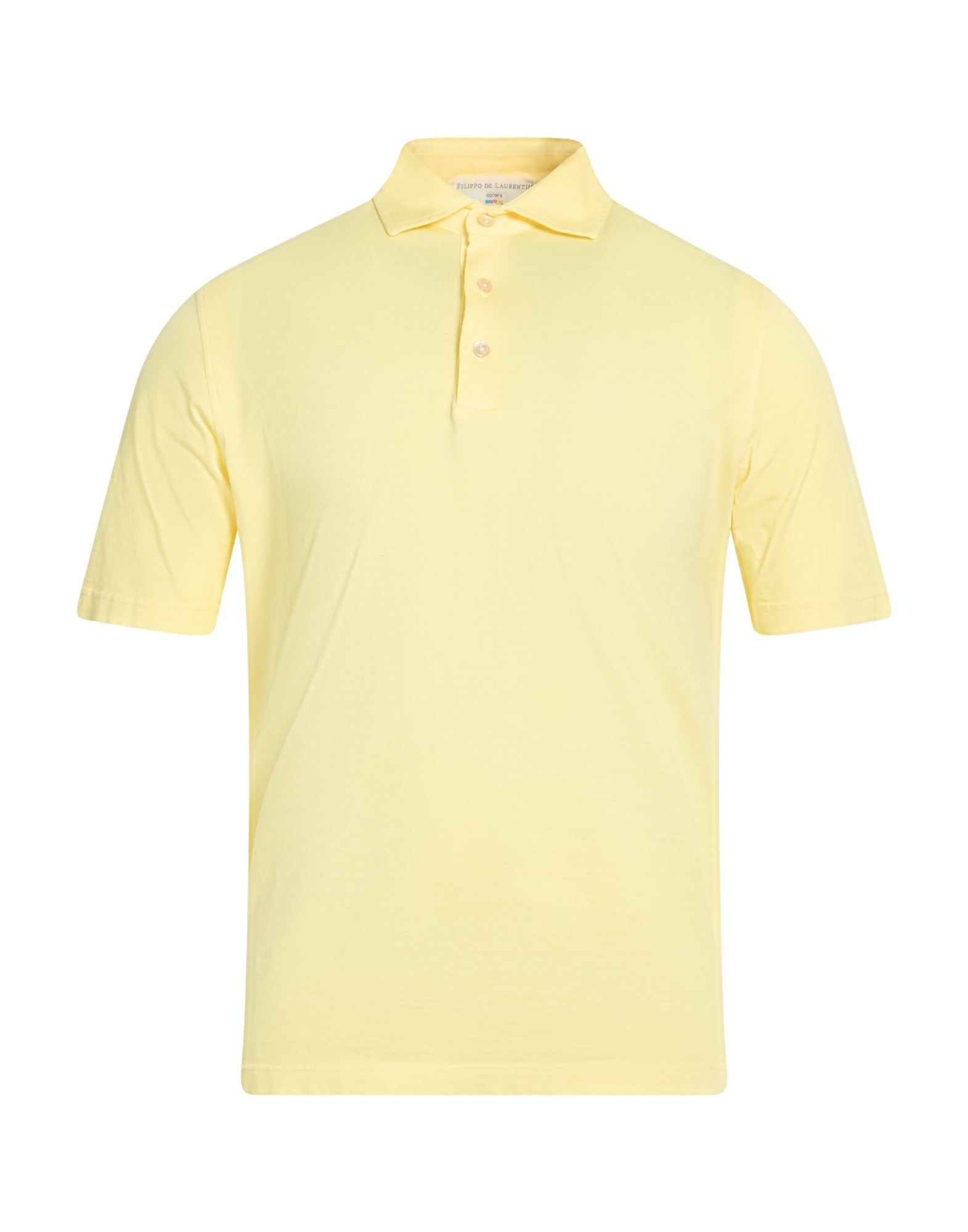 FILIPPO DE LAURENTIIS Poloshirt Herren Pastellgelb von FILIPPO DE LAURENTIIS
