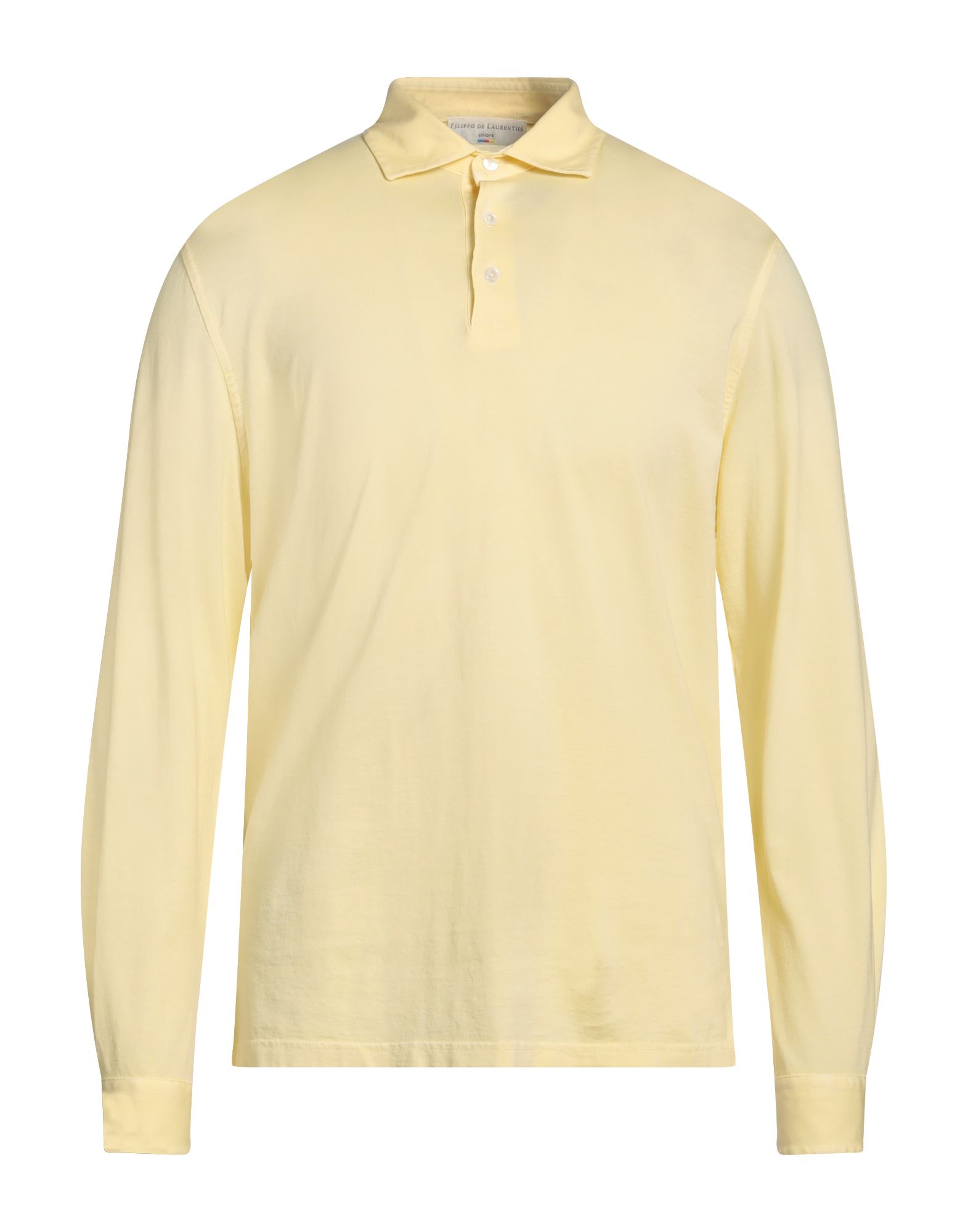 FILIPPO DE LAURENTIIS Poloshirt Herren Pastellgelb von FILIPPO DE LAURENTIIS