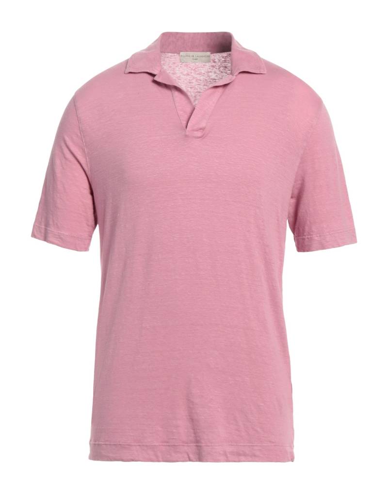 FILIPPO DE LAURENTIIS Poloshirt Herren Rosa von FILIPPO DE LAURENTIIS