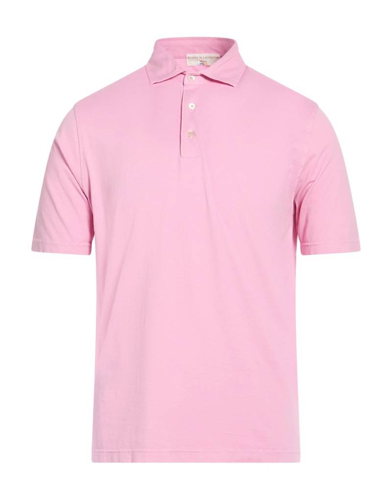 FILIPPO DE LAURENTIIS Poloshirt Herren Rosa von FILIPPO DE LAURENTIIS