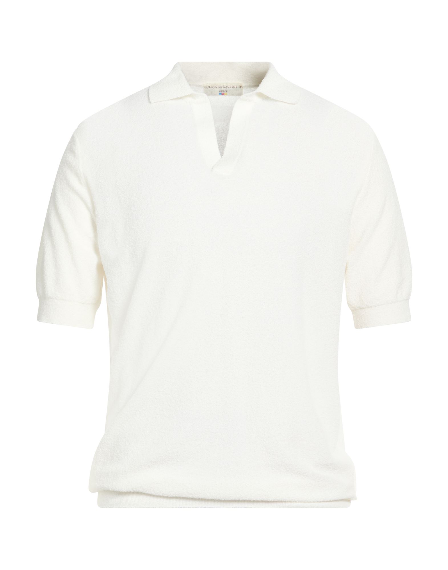 FILIPPO DE LAURENTIIS Poloshirt Herren Weiß von FILIPPO DE LAURENTIIS