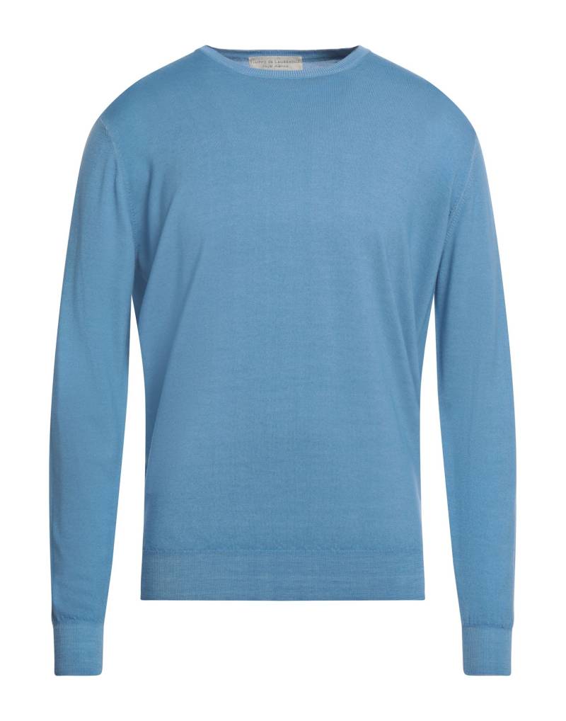 FILIPPO DE LAURENTIIS Pullover Herren Azurblau von FILIPPO DE LAURENTIIS