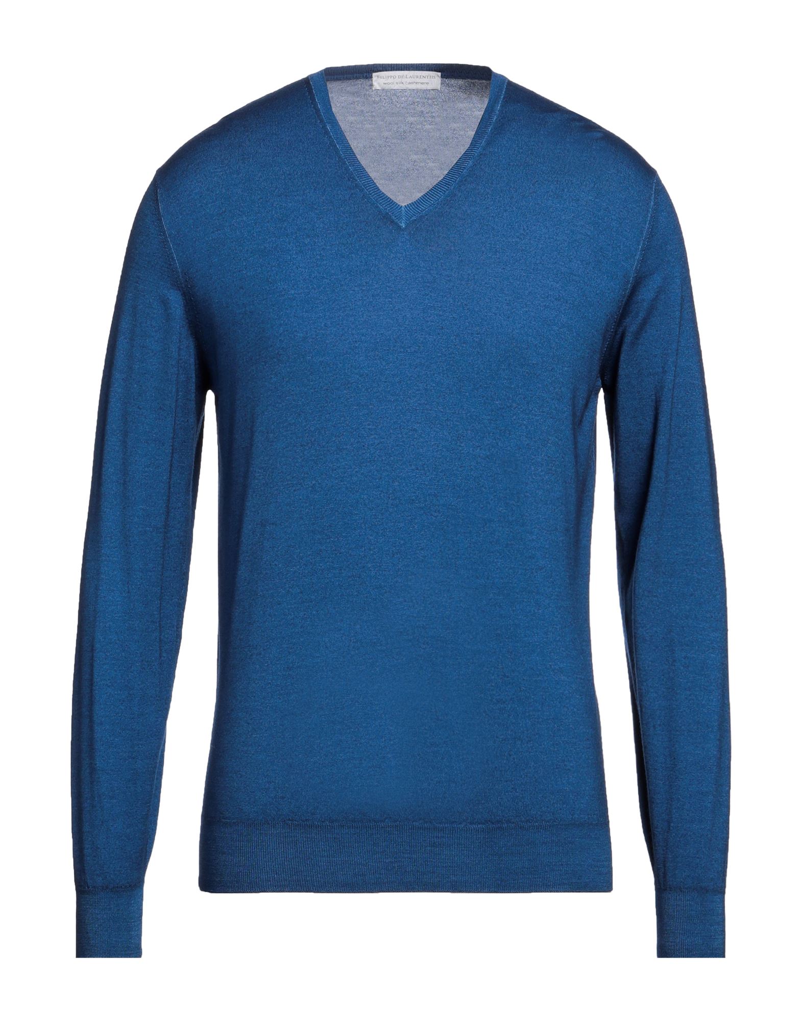 FILIPPO DE LAURENTIIS Pullover Herren Blau von FILIPPO DE LAURENTIIS