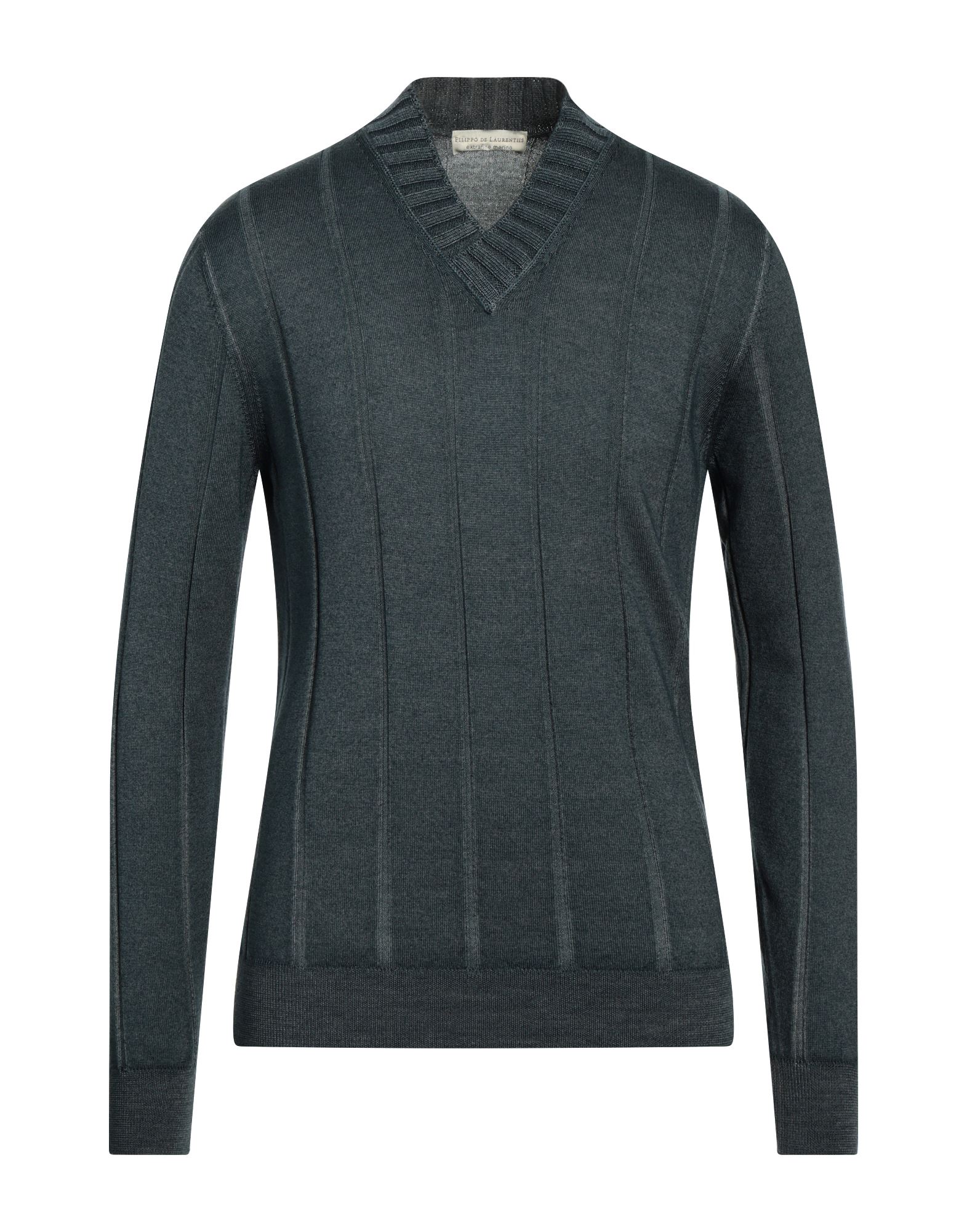 FILIPPO DE LAURENTIIS Pullover Herren Blei von FILIPPO DE LAURENTIIS