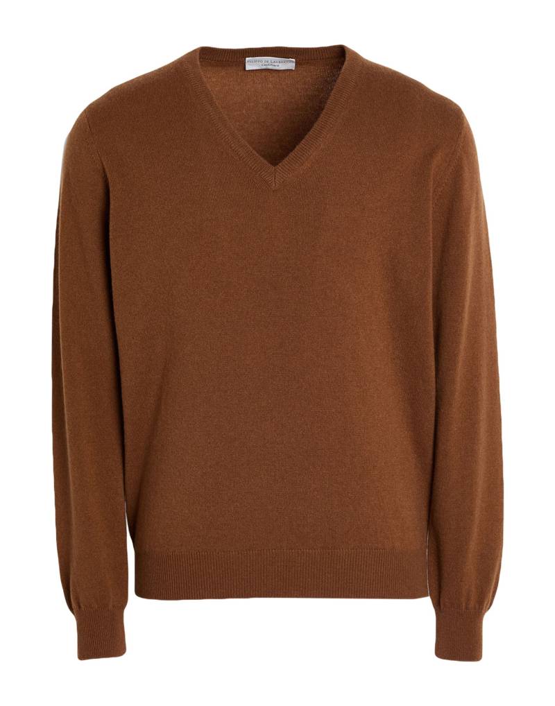 FILIPPO DE LAURENTIIS Pullover Herren Braun von FILIPPO DE LAURENTIIS