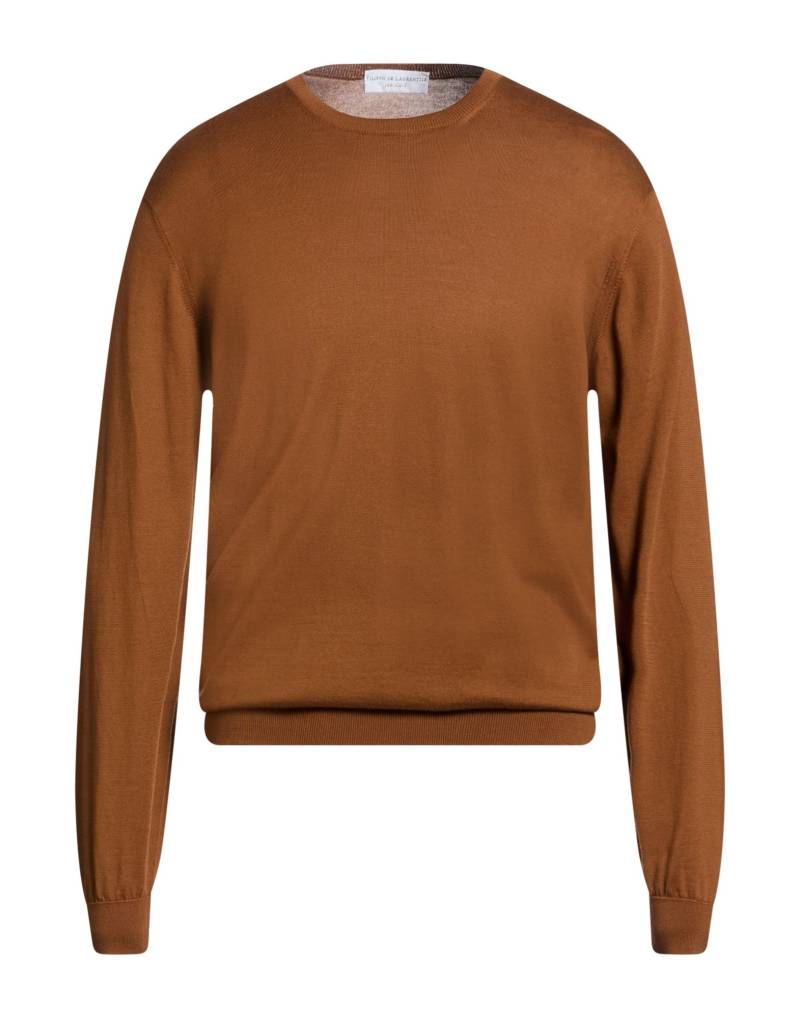 FILIPPO DE LAURENTIIS Pullover Herren Braun von FILIPPO DE LAURENTIIS