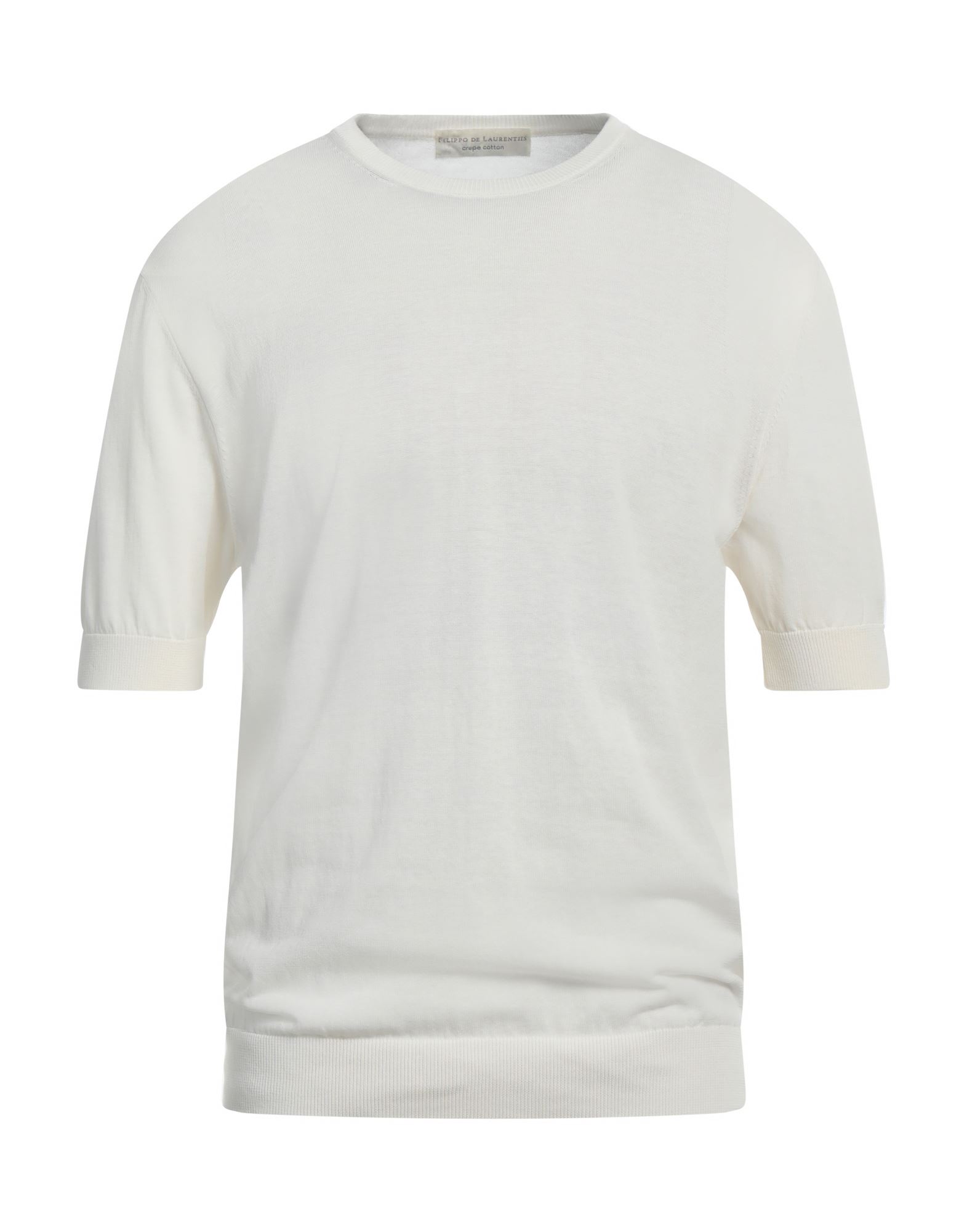 FILIPPO DE LAURENTIIS Pullover Herren Cremeweiß von FILIPPO DE LAURENTIIS