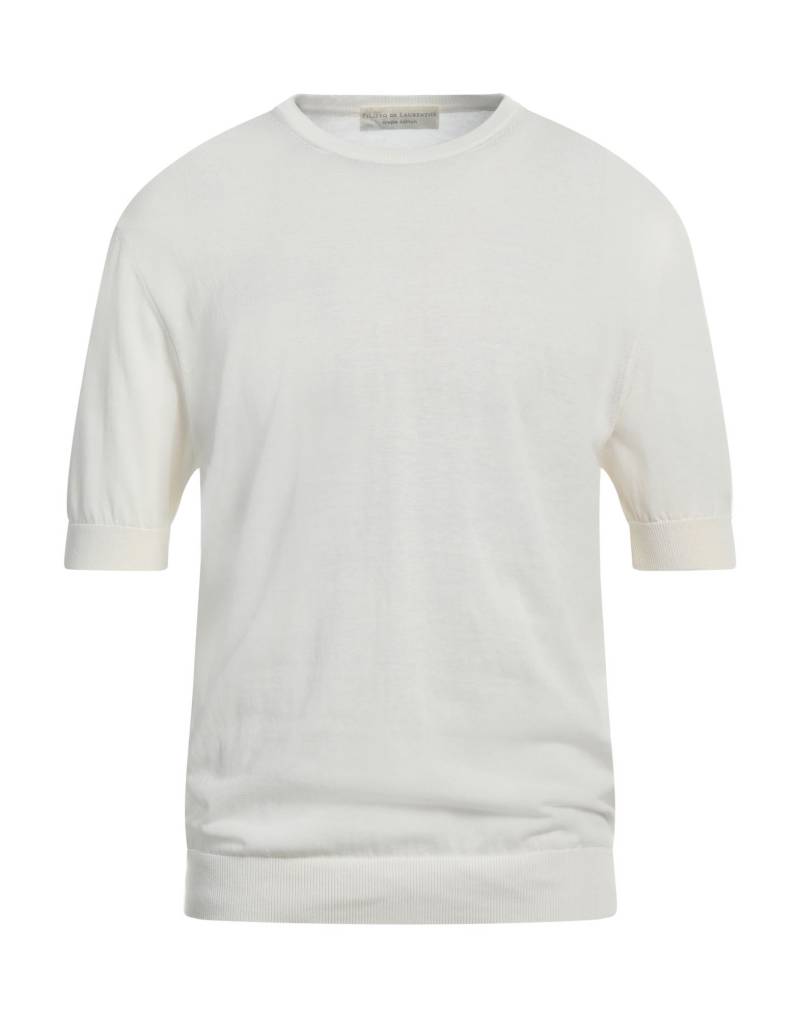 FILIPPO DE LAURENTIIS Pullover Herren Cremeweiß von FILIPPO DE LAURENTIIS