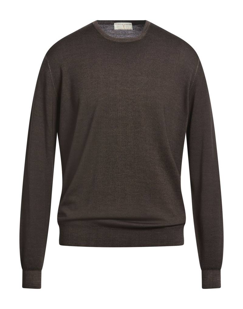 FILIPPO DE LAURENTIIS Pullover Herren Dunkelbraun von FILIPPO DE LAURENTIIS
