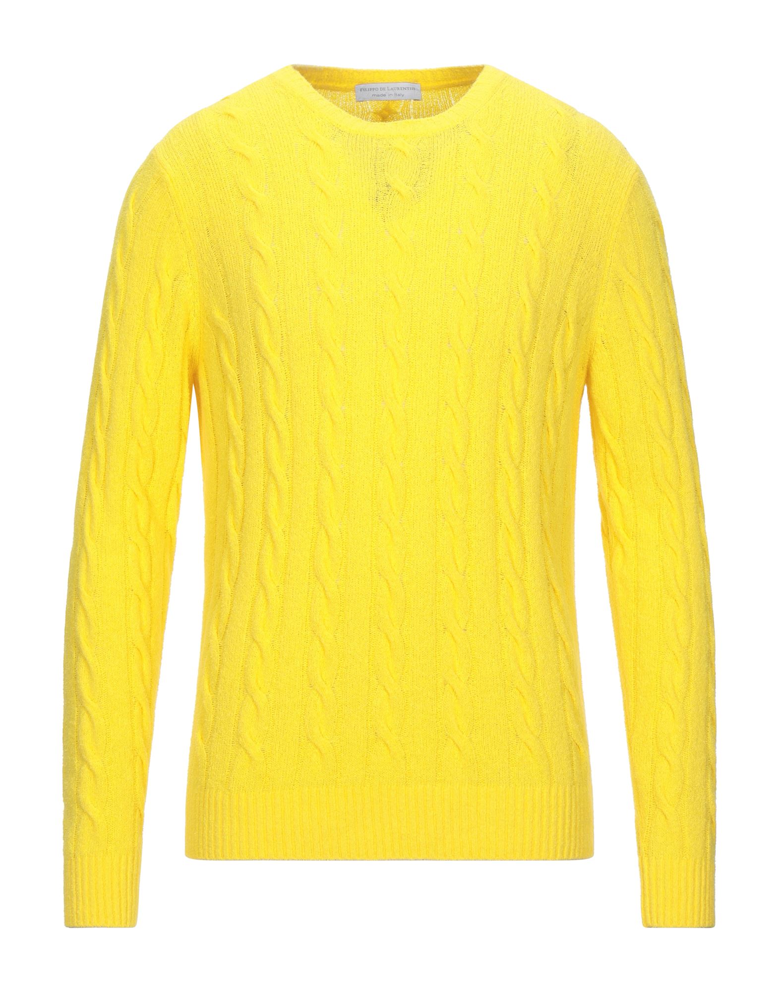 FILIPPO DE LAURENTIIS Pullover Herren Gelb von FILIPPO DE LAURENTIIS