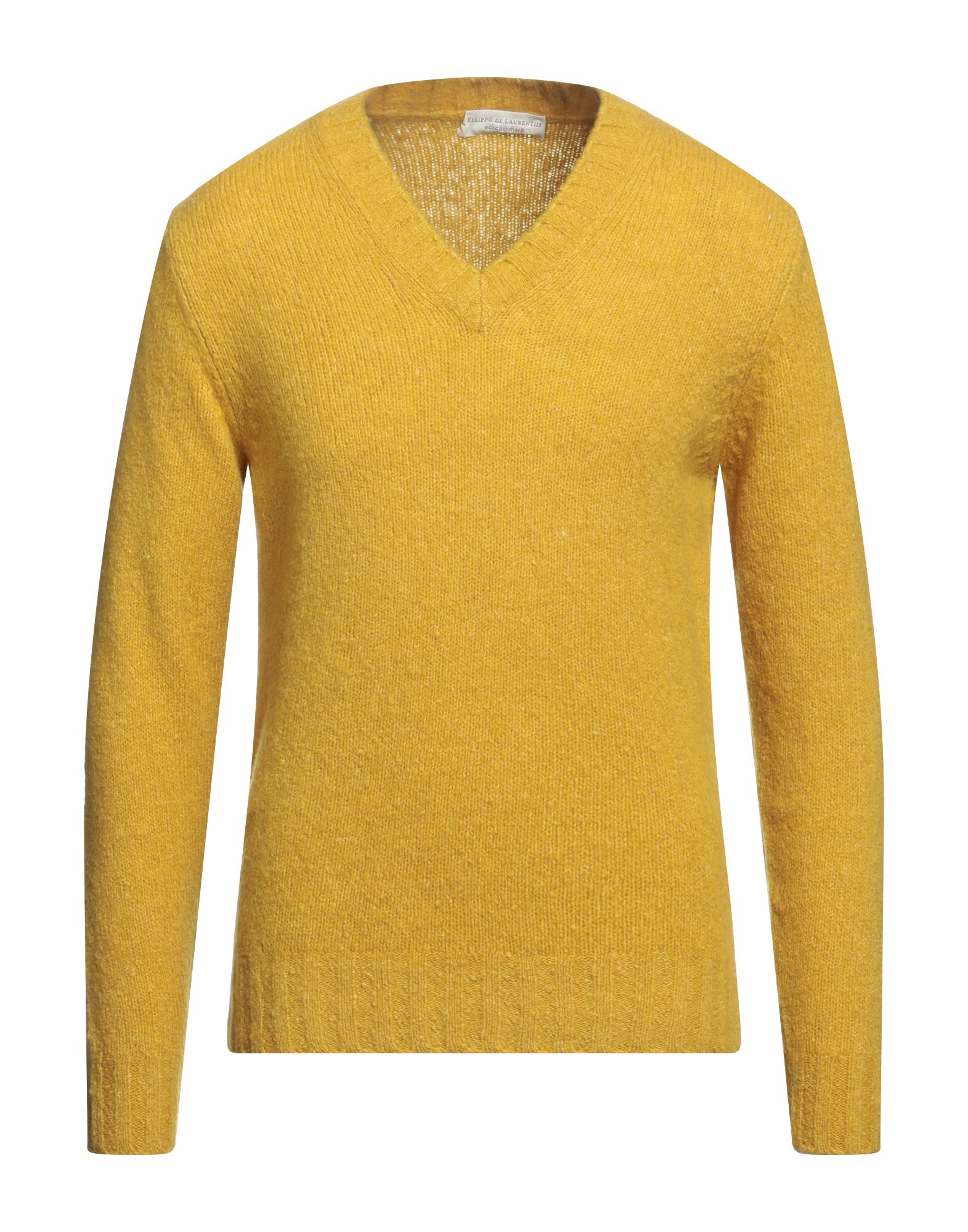 FILIPPO DE LAURENTIIS Pullover Herren Gelb von FILIPPO DE LAURENTIIS