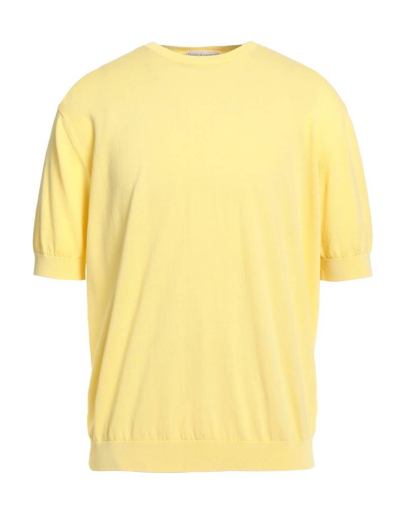 FILIPPO DE LAURENTIIS Pullover Herren Gelb von FILIPPO DE LAURENTIIS
