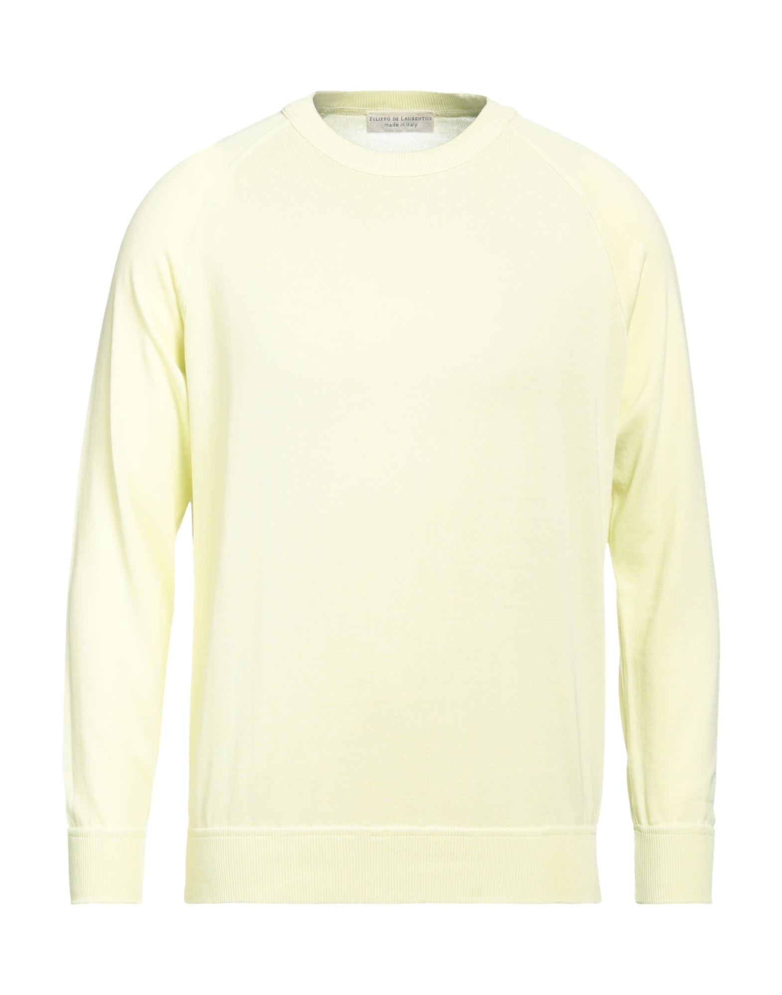 FILIPPO DE LAURENTIIS Pullover Herren Hellgelb von FILIPPO DE LAURENTIIS