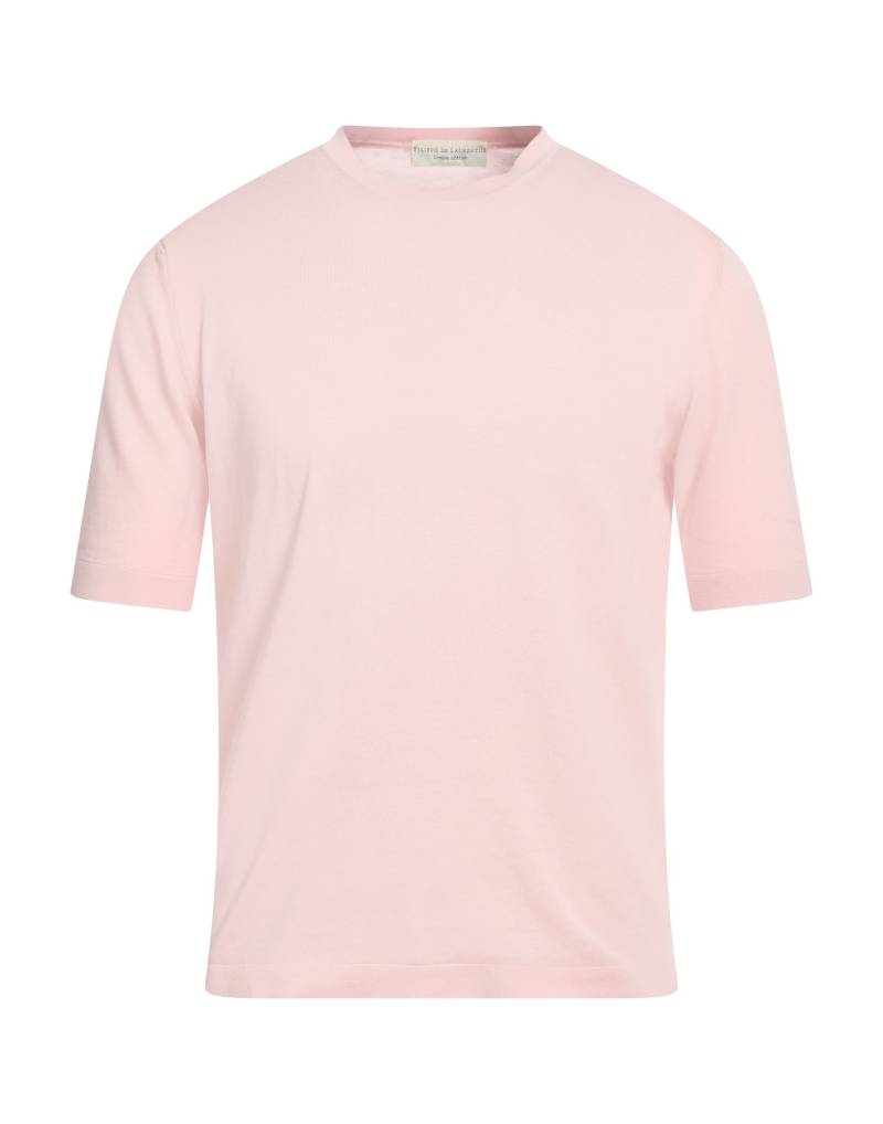 FILIPPO DE LAURENTIIS Pullover Herren Hellrosa von FILIPPO DE LAURENTIIS