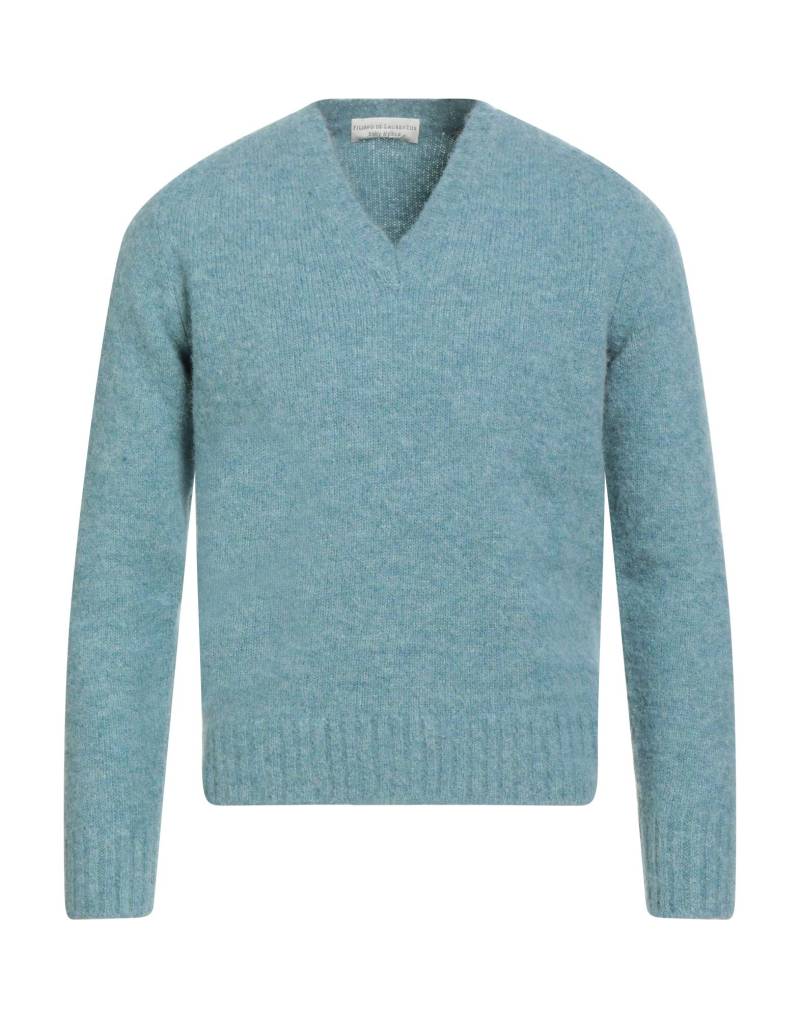 FILIPPO DE LAURENTIIS Pullover Herren Himmelblau von FILIPPO DE LAURENTIIS