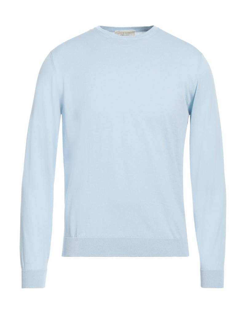 FILIPPO DE LAURENTIIS Pullover Herren Himmelblau von FILIPPO DE LAURENTIIS