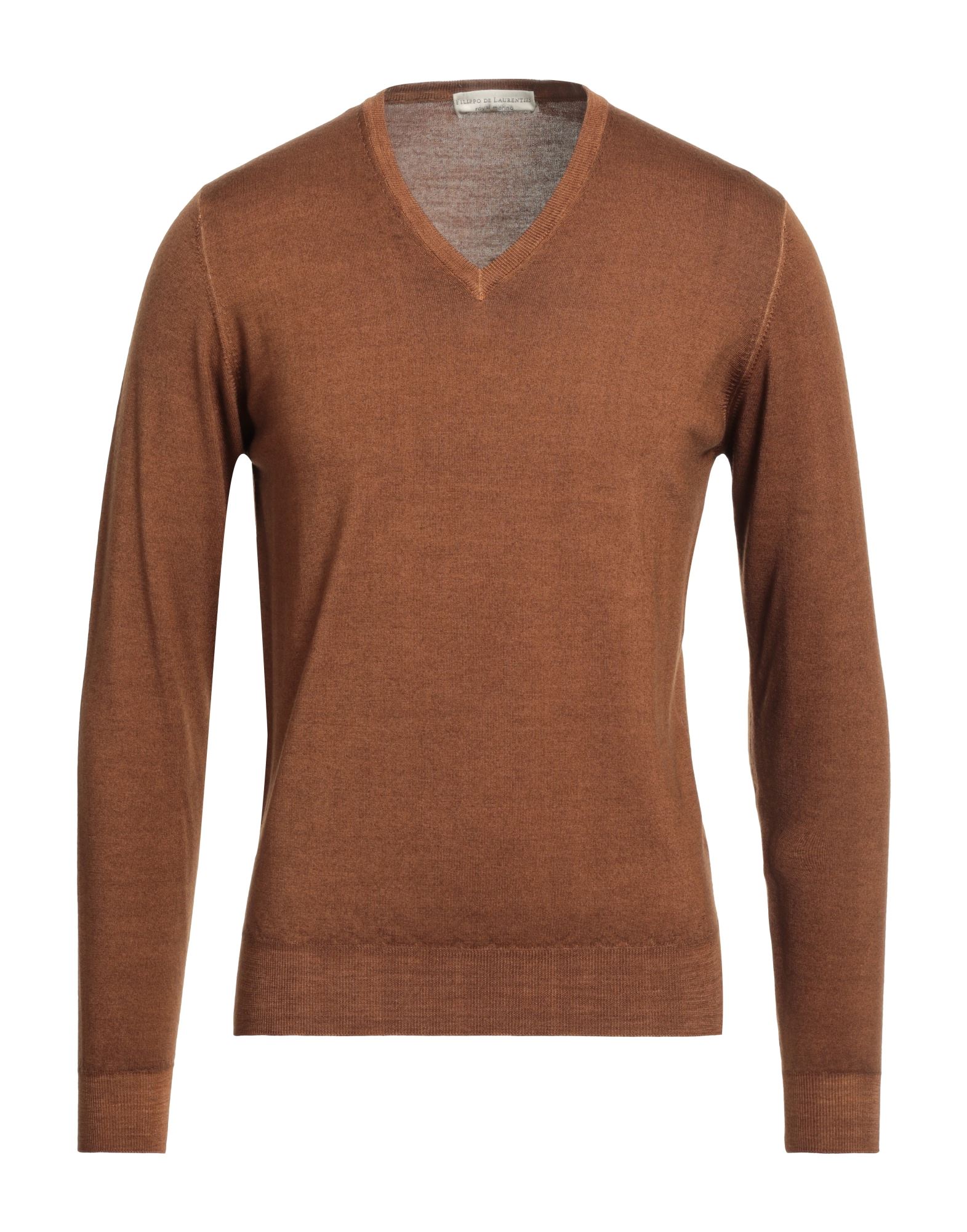 FILIPPO DE LAURENTIIS Pullover Herren Lederfarben von FILIPPO DE LAURENTIIS