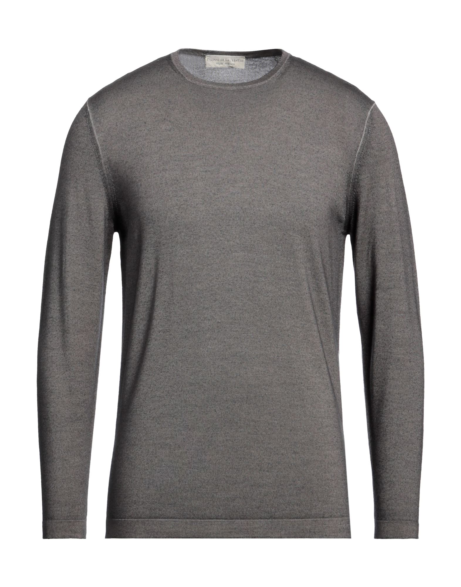 FILIPPO DE LAURENTIIS Pullover Herren Maulwurfsgrau von FILIPPO DE LAURENTIIS