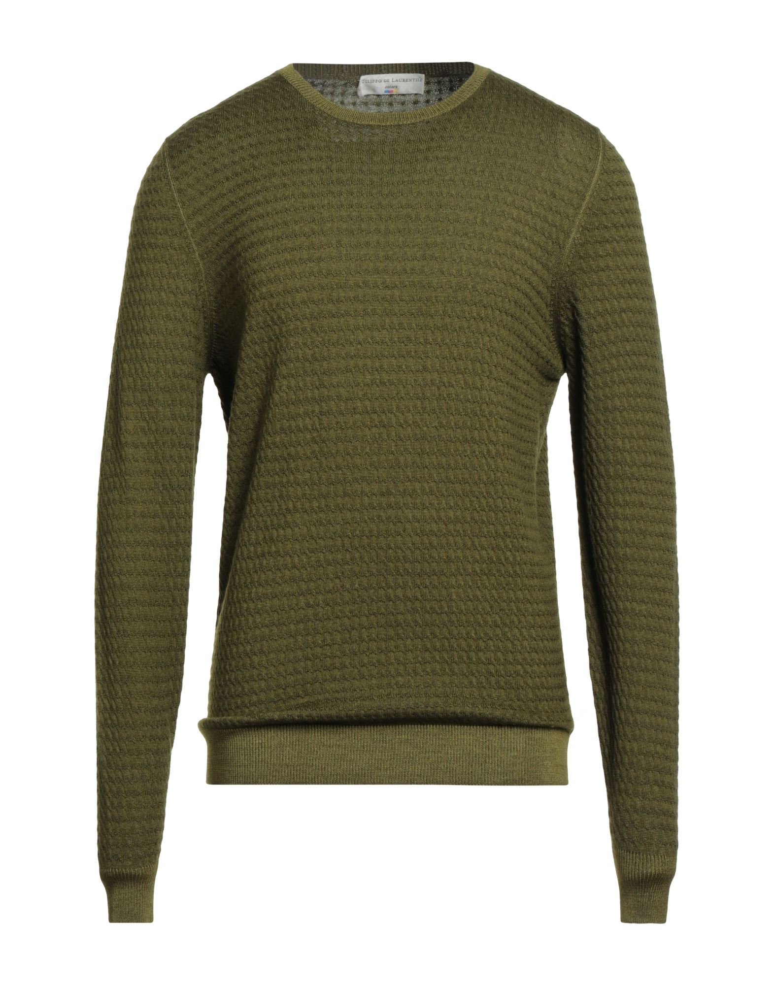 FILIPPO DE LAURENTIIS Pullover Herren Militärgrün von FILIPPO DE LAURENTIIS