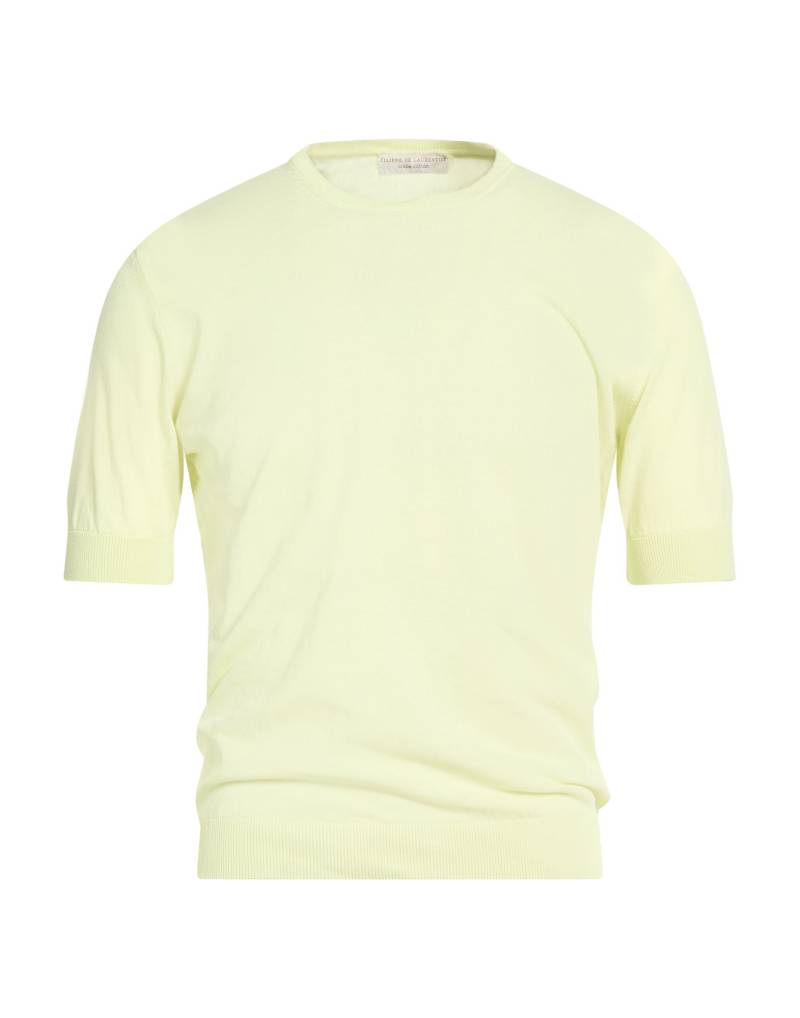 FILIPPO DE LAURENTIIS Pullover Herren Pastellgelb von FILIPPO DE LAURENTIIS