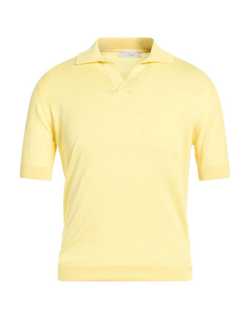 FILIPPO DE LAURENTIIS Pullover Herren Pastellgelb von FILIPPO DE LAURENTIIS