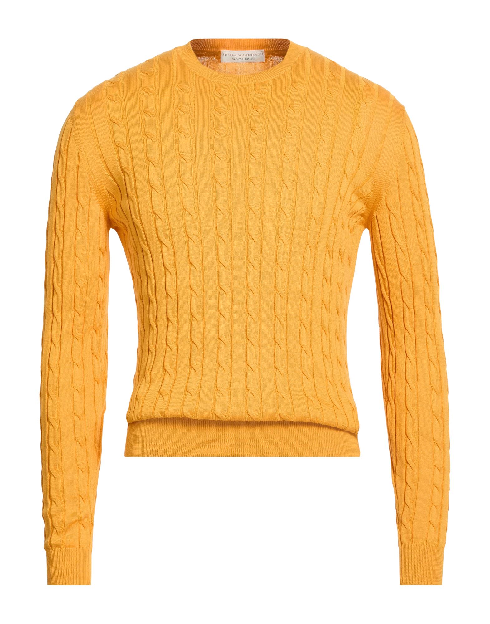 FILIPPO DE LAURENTIIS Pullover Herren Ringelblume von FILIPPO DE LAURENTIIS