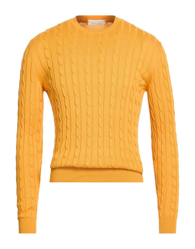 FILIPPO DE LAURENTIIS Pullover Herren Ringelblume von FILIPPO DE LAURENTIIS