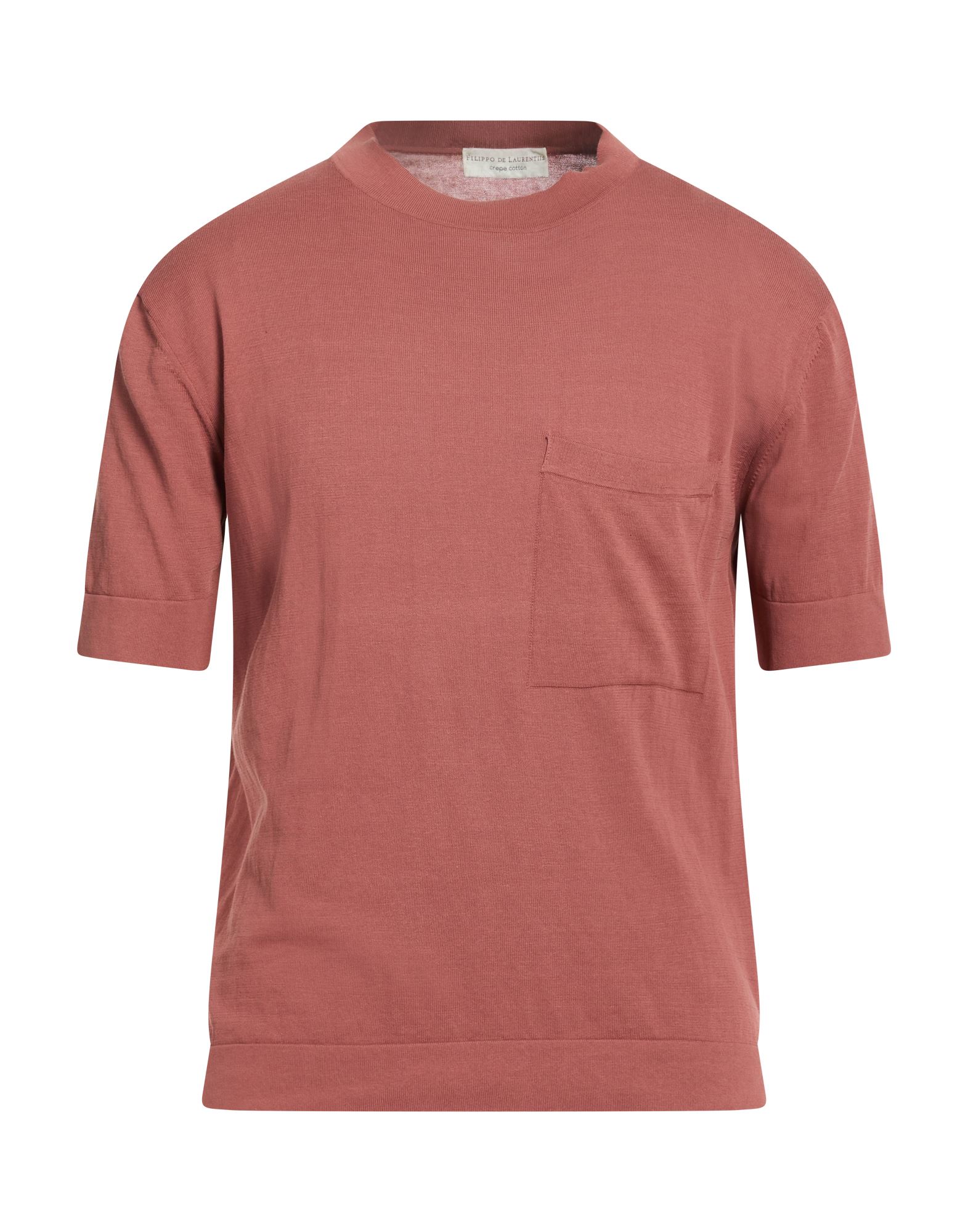 FILIPPO DE LAURENTIIS Pullover Herren Rostrot von FILIPPO DE LAURENTIIS