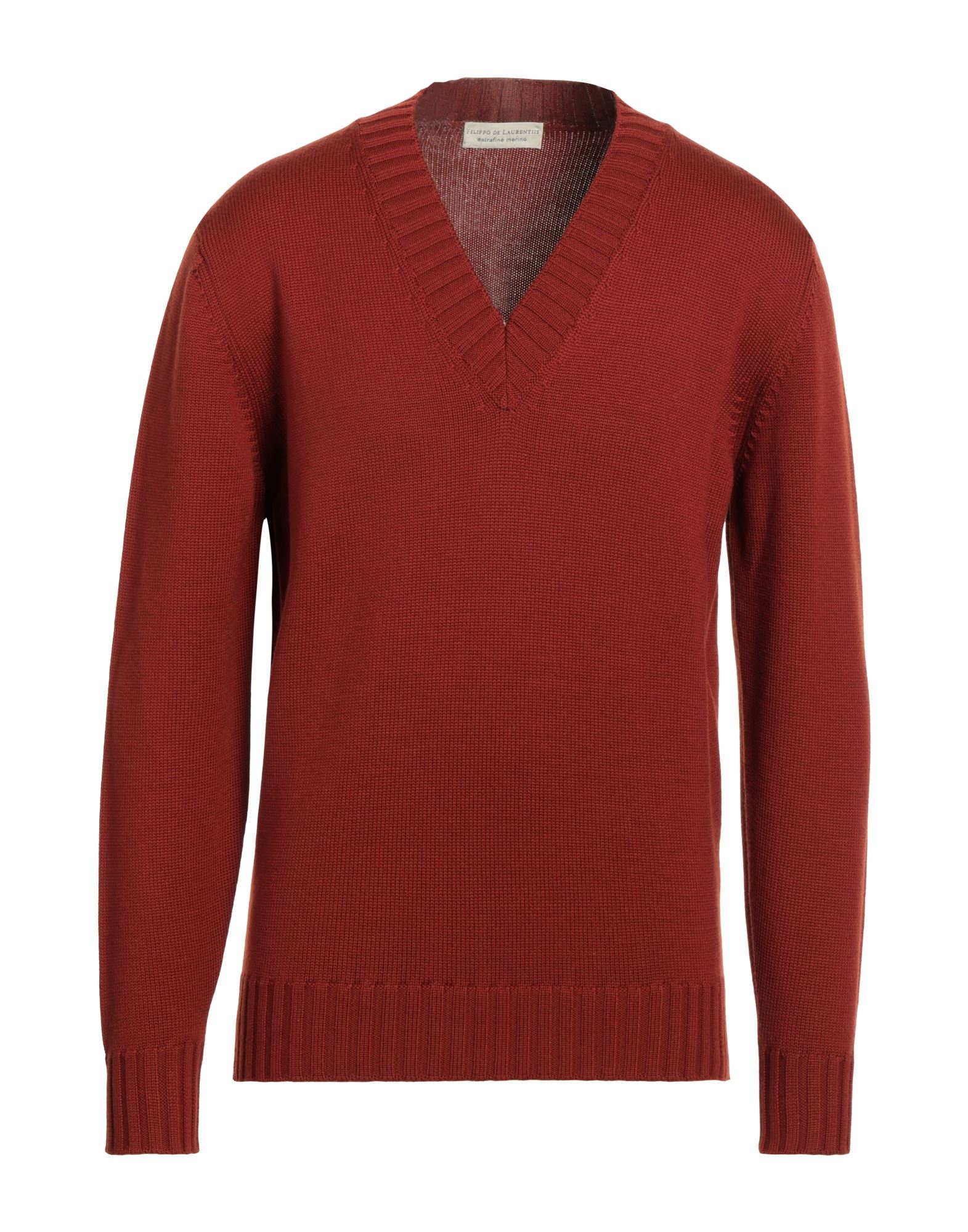 FILIPPO DE LAURENTIIS Pullover Herren Rostrot von FILIPPO DE LAURENTIIS