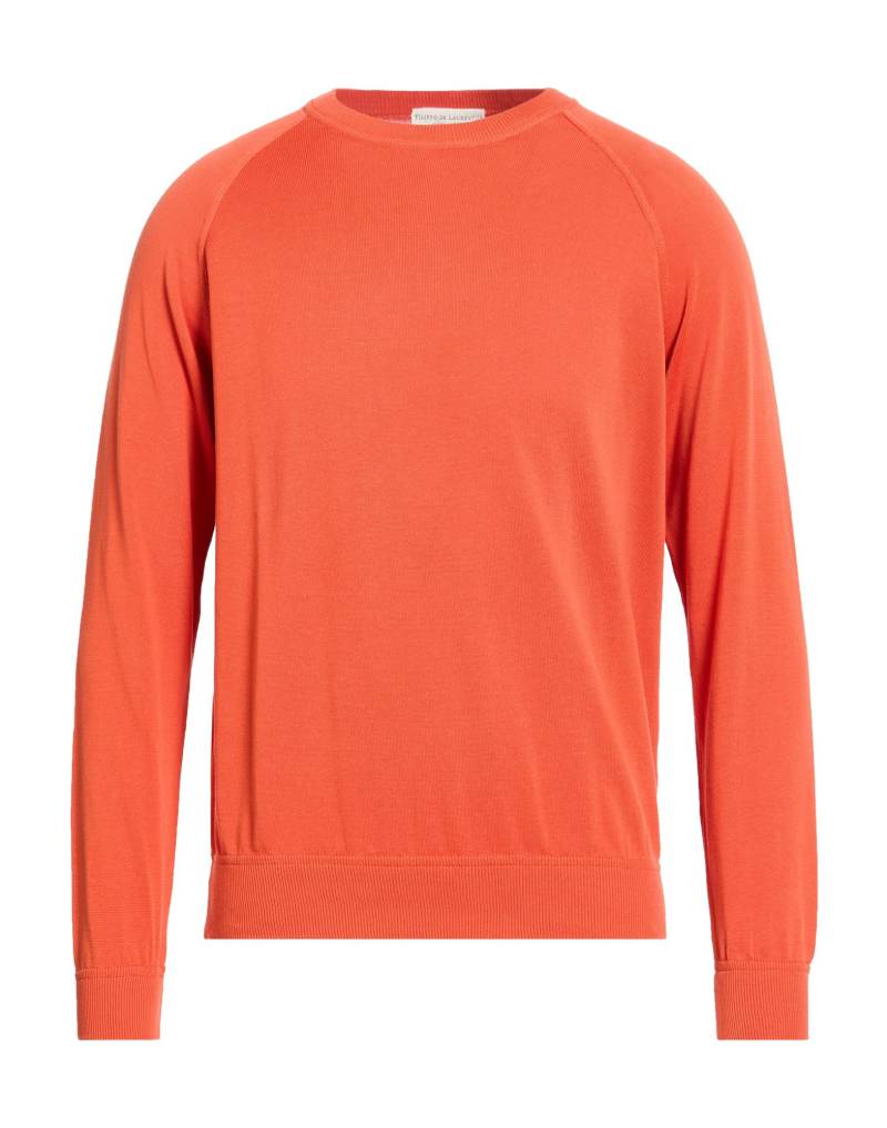 FILIPPO DE LAURENTIIS Pullover Herren Rostrot von FILIPPO DE LAURENTIIS