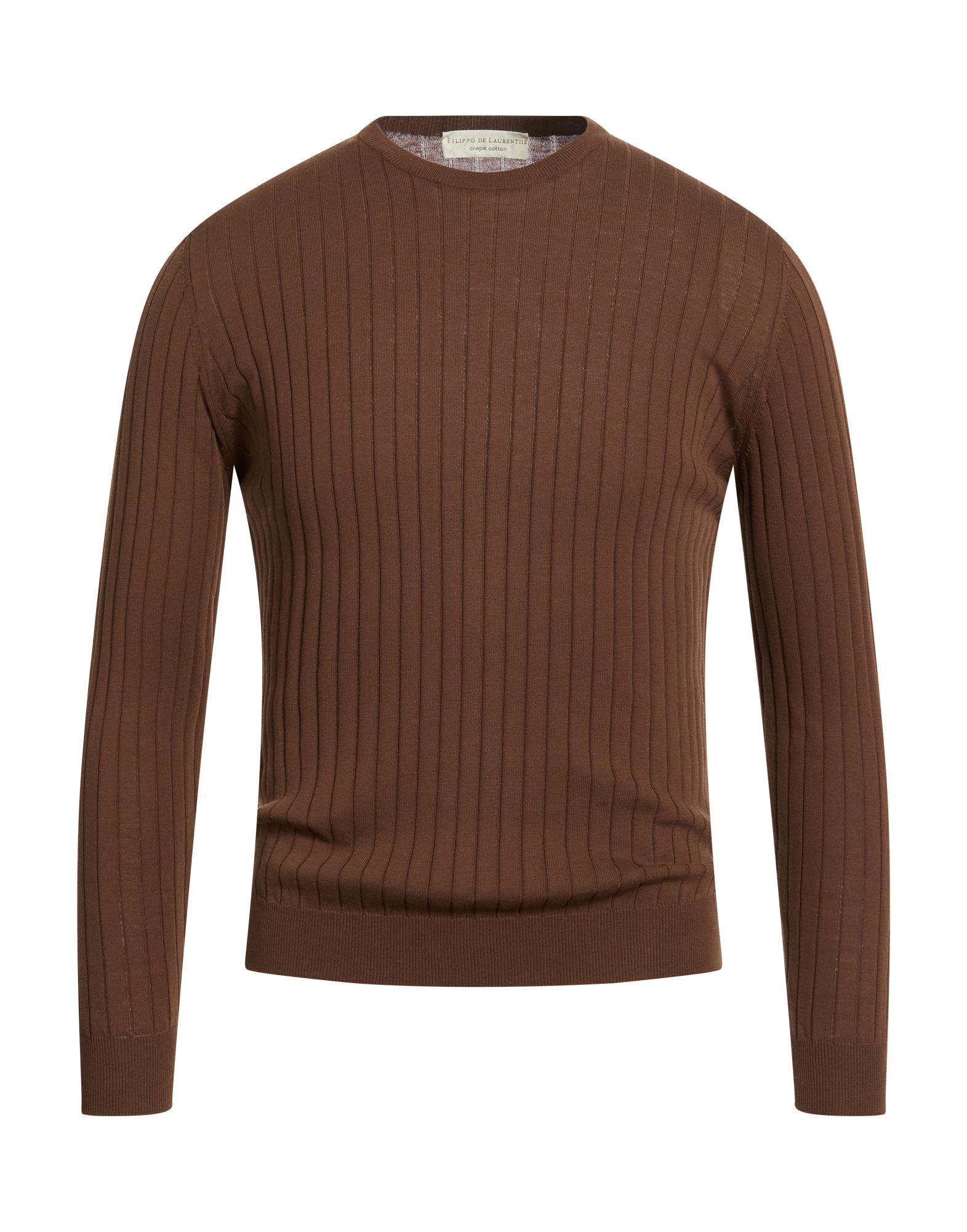 FILIPPO DE LAURENTIIS Pullover Herren Schokobraun von FILIPPO DE LAURENTIIS