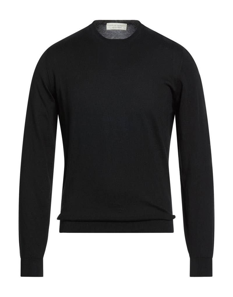 FILIPPO DE LAURENTIIS Pullover Herren Schwarz von FILIPPO DE LAURENTIIS