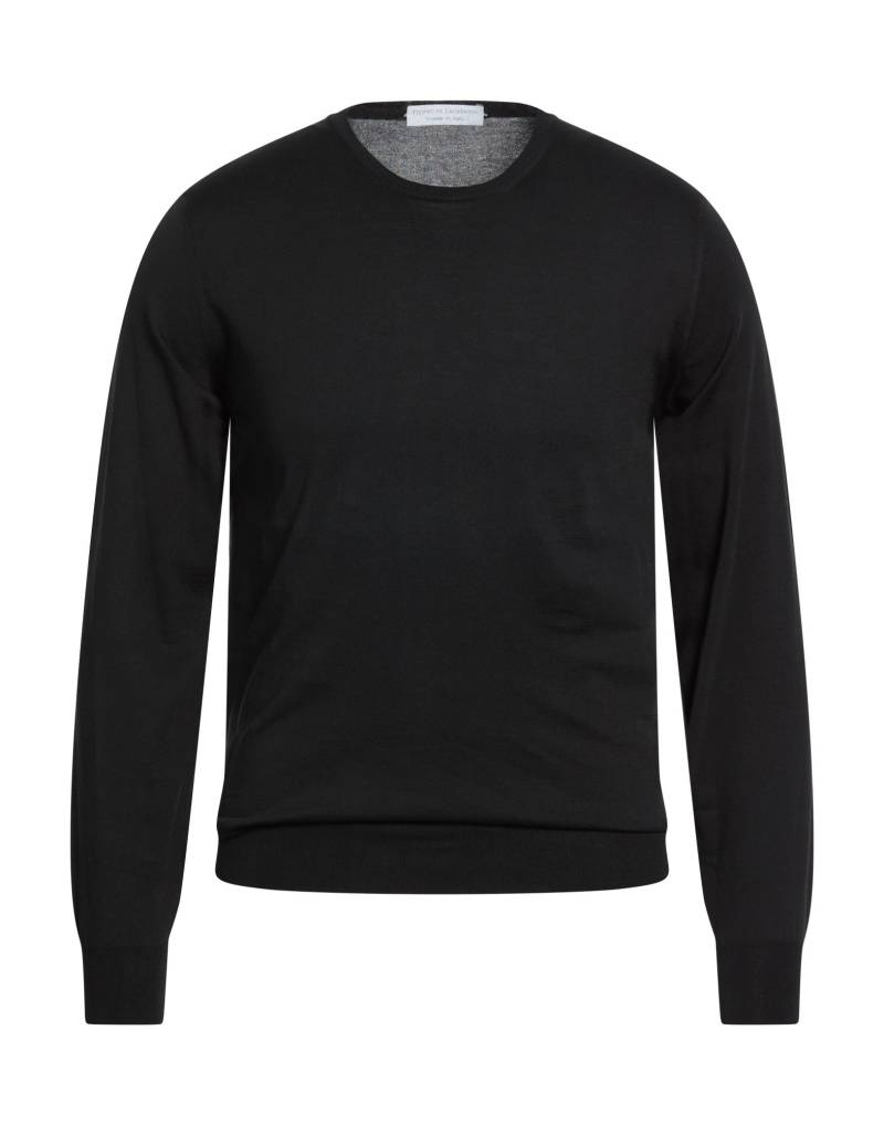 FILIPPO DE LAURENTIIS Pullover Herren Schwarz von FILIPPO DE LAURENTIIS