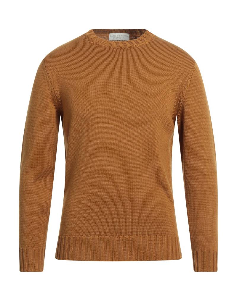 FILIPPO DE LAURENTIIS Pullover Herren Senf von FILIPPO DE LAURENTIIS