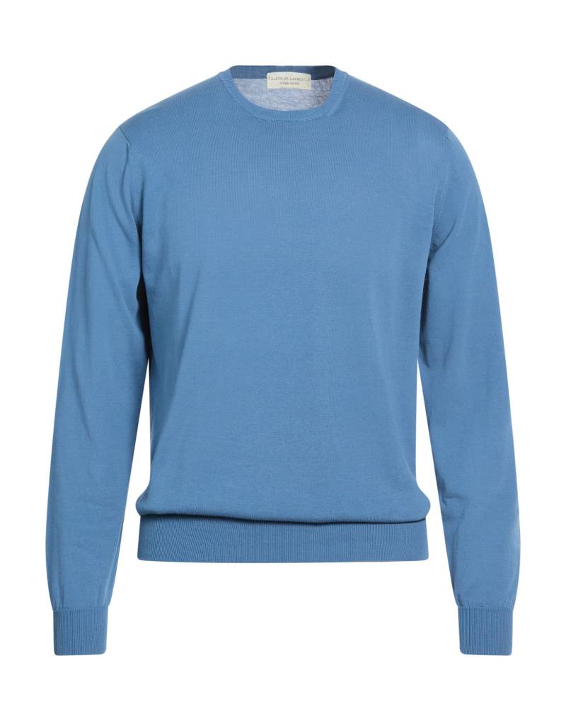 FILIPPO DE LAURENTIIS Pullover Herren Taubenblau von FILIPPO DE LAURENTIIS