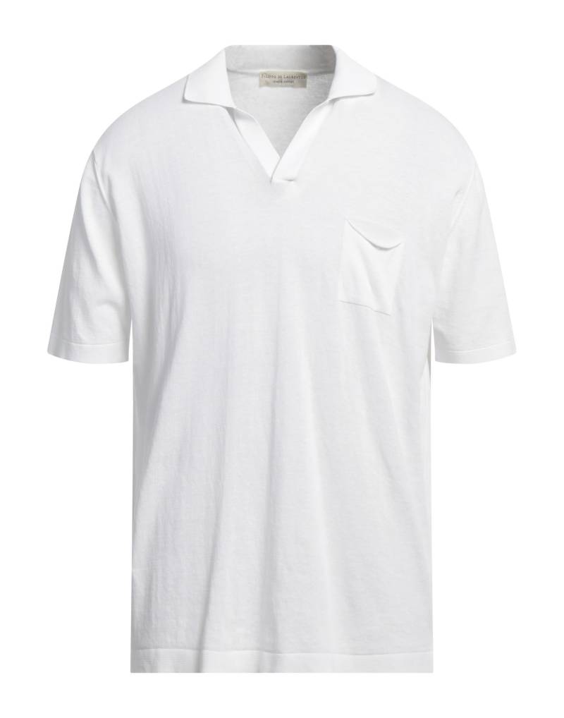 FILIPPO DE LAURENTIIS Pullover Herren Weiß von FILIPPO DE LAURENTIIS