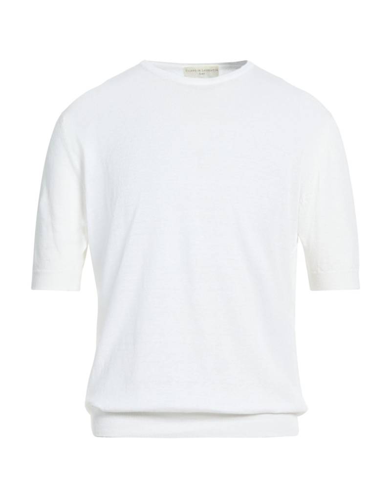 FILIPPO DE LAURENTIIS Pullover Herren Weiß von FILIPPO DE LAURENTIIS