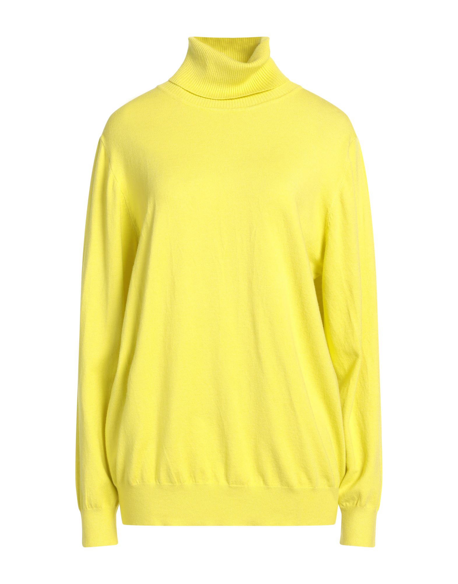 FILIPPO DE LAURENTIIS Rollkragenpullover Damen Gelb von FILIPPO DE LAURENTIIS