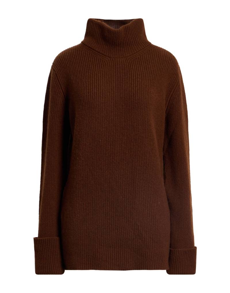 FILIPPO DE LAURENTIIS Rollkragenpullover Damen Schokobraun von FILIPPO DE LAURENTIIS